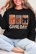 Faux Yarn Coquette Game Day Heavy Blend Crew Sweatshirt
