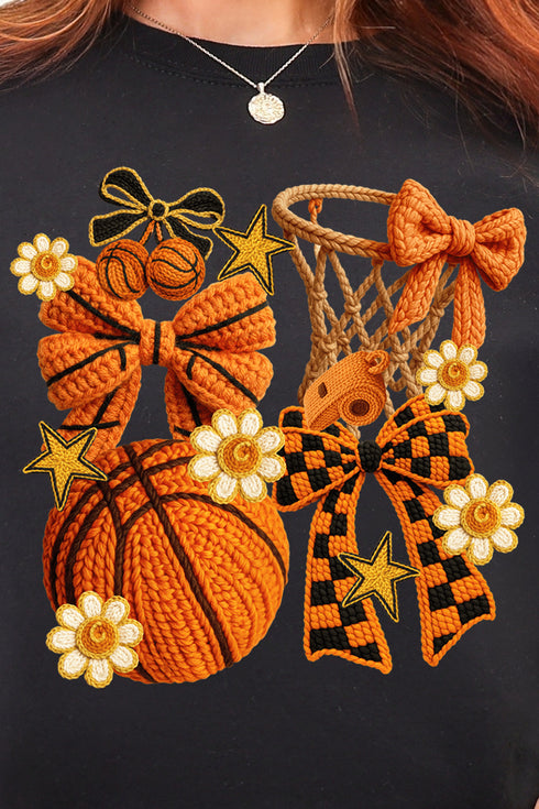 Faux Yarn Shoot For The Hoop Heavy Blend Crew Sweatshirt