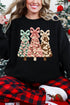 Faux Yarn Coquette Trio Heavy Blend Crew Sweatshirt