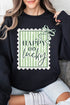 Happy Go Lucky Heavy Blend Crew Sweatshirt