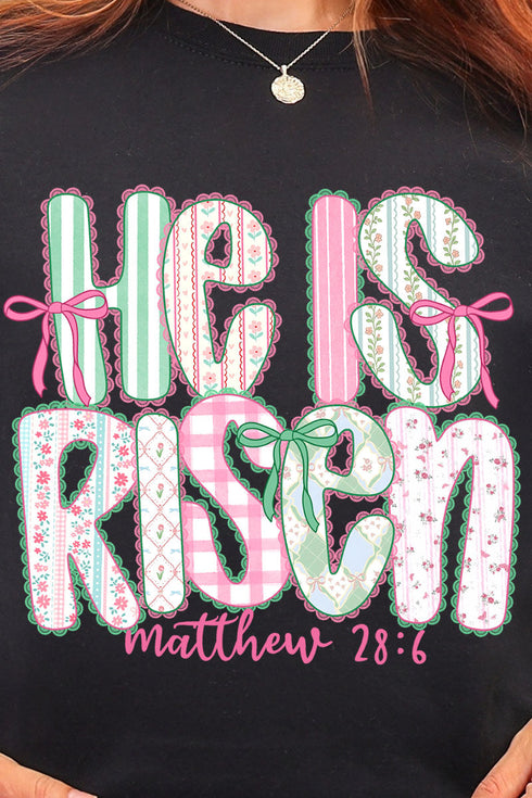 Lace & Bloom He Is Risen Heavy Blend Crew Sweatshirt