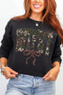 Hunting Wifey Ribbon Heavy Blend Crew Sweatshirt