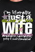 Literally Just A Wife Heavy Blend Crew Sweatshirt