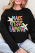 Make Jesus Famous Heavy Blend Crew Sweatshirt