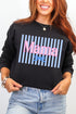 Mama Striped Heavy Blend Crew Sweatshirt