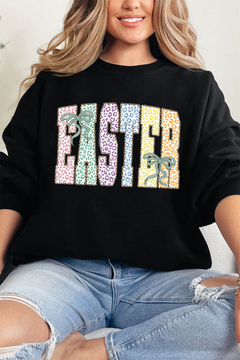 Pastel Easter Coquette Heavy Blend Crew Sweatshirt