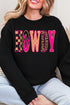 Pink Heat Howdy Heavy Blend Crew Sweatshirt
