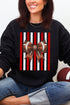 Red & White Varsity Bow Heavy Blend Crew Sweatshirt