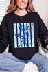 Striped Stars Boy Mom Heavy Blend Crew Sweatshirt