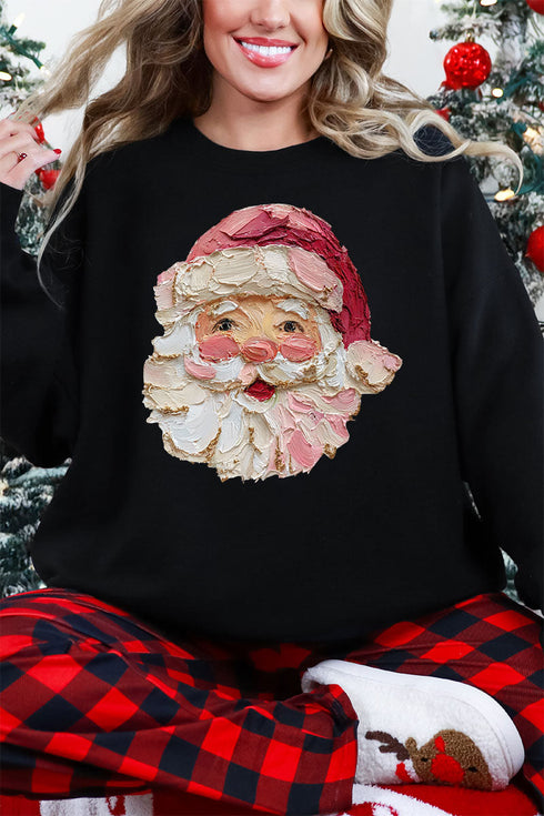 The Painted Santa Heavy Blend Crew Sweatshirt