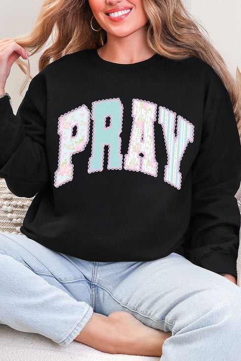 Timeless Pray Heavy Blend Crew Sweatshirt