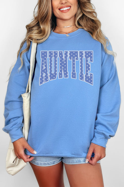 Blue Dot Auntie Heavy Blend Crew Sweatshirt
