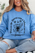 Black Coffee And A Whole Lotta Jesus Heavy Blend Crew Sweatshirt