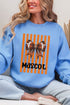 Personalized Orange Varsity Bow Heavy Blend Crew Sweatshirt