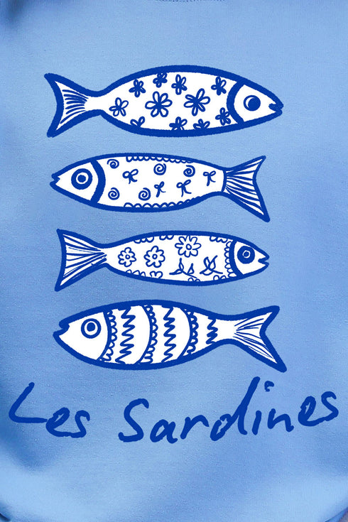 Les Sardines Heavy Blend Crew Sweatshirt