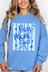 Striped Stars Boy Mom Heavy Blend Crew Sweatshirt