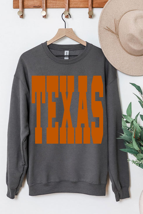 Bold Texas Heavy Blend Crew Sweatshirt