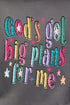 Distressed Big Plans For Me Heavy Blend Crew Sweatshirt