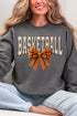 Faux Yarn Basketball Coquette Heavy Blend Crew Sweatshirt