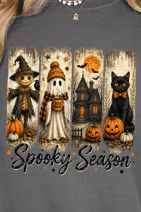 Spooky Season Brushstrokes Heavy Blend Crew Sweatshirt