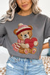 Teddy's Threaded Heart Heavy Blend Crew Sweatshirt