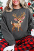 The Painted Red Nose Reindeer Heavy Blend Crew Sweatshirt