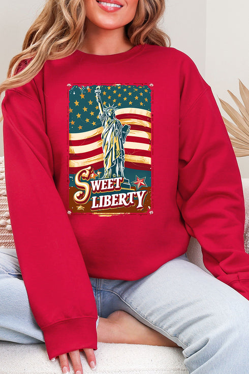 Vintage Sweet Liberty Heavy-weight Crew Sweatshirt
