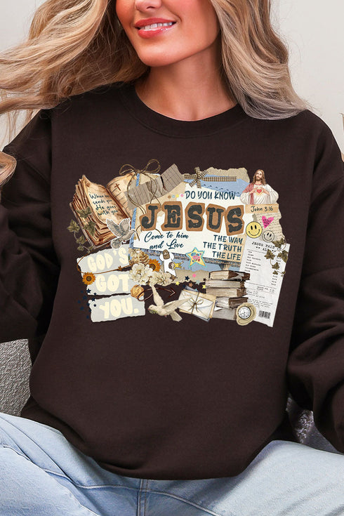 Do You Know Jesus Heavy Blend Crew Sweatshirt