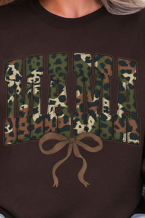 Hunting Mama Ribbon Heavy Blend Crew Sweatshirt