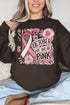 Leopard Doodle We Wear Pink Heavy-weight Crew Sweatshirt