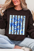 Striped Stars Boy Mom Heavy Blend Crew Sweatshirt