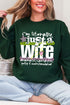 Literally Just A Wife Heavy Blend Crew Sweatshirt