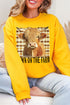 Down On The Farm Highland Cow Heavy Blend Crew Sweatshirt