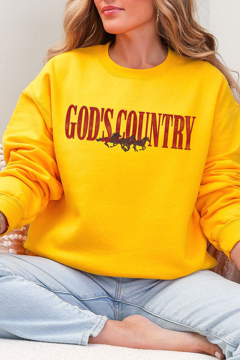 God's Country Heavy Blend Crew Sweatshirt