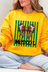 Personalized Green Varsity Bow Heavy Blend Crew Sweatshirt *Enter Mascot Name