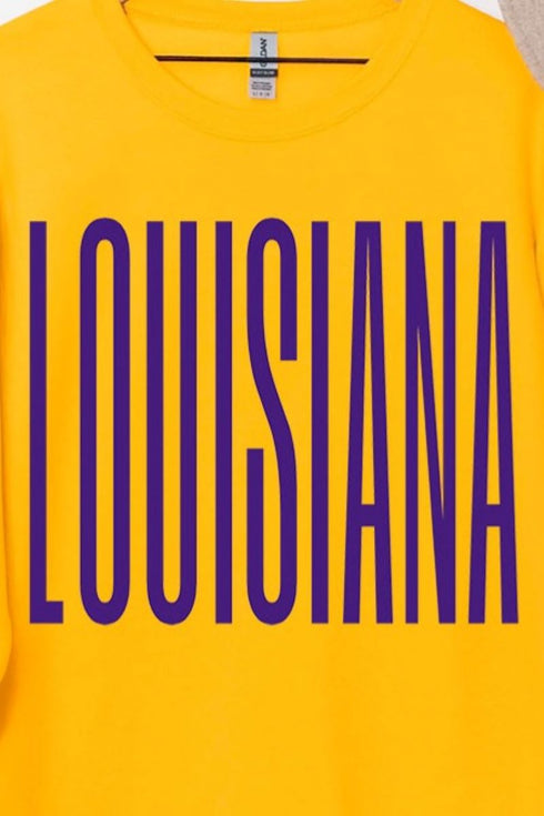 Varsity Louisiana Heavy Blend Crew Sweatshirt
