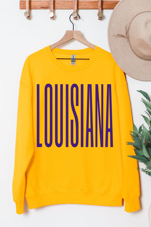 Varsity Louisiana Heavy Blend Crew Sweatshirt
