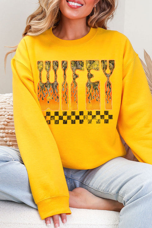 Wildfire Wifey Heavy Blend Crew Sweatshirt