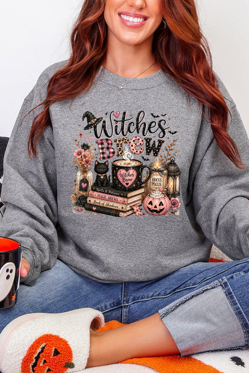 Witches Brew Spells & Potions Heavy Blend Crew Sweatshirt