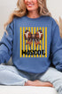 Personalized Yellow Gold Varsity Bow Heavy Blend Crew Sweatshirt *Enter Mascot Name