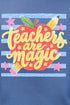 Teachers Are Magic Sketch Heavy Blend Crew Sweatshirt