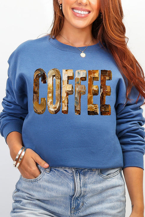 The Painted Coffee Heavy Blend Crew Sweatshirt