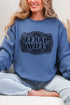 Belt Buckle Feral Wife Heavy Blend Crew Sweatshirt