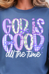 Coquette God Is Good Heavy Blend Crew Sweatshirt