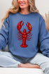 Faux Rhinestone Crawfish Heavy Blend Crew Sweatshirt