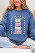 Hen Stack Hearts Heavy Blend Crew Sweatshirt