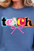 Retro Teach Ribbon Heavy Blend Crew Sweatshirt