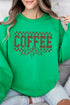 Coffee Weather Vintage Check Heavy Blend Crew Sweatshirt
