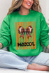 Personalized Orange Varsity Bow Heavy Blend Crew Sweatshirt