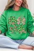 Lucky Luxe Bows Heavy Blend Crew Sweatshirt